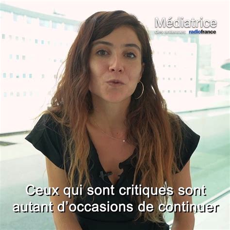 Chloë Cambreling et les auditeurs .